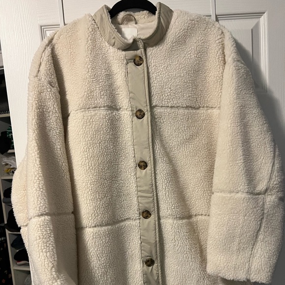 H & M Button Front Faux Sterling Jacket - Picture 2 of 6